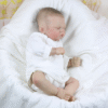 Oliver James Reborn Baby Boy Doll – 17-Inch Realistic Lifelike Newborn with Weighted Cloth Body, Hand-Painted Details, Pacifier & Bottle Gift Set