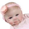 Rosie Mae Reborn Baby Doll – 17-Inch Realistic Newborn Girl with Hand-Painted Vinyl Details and Weighted Body