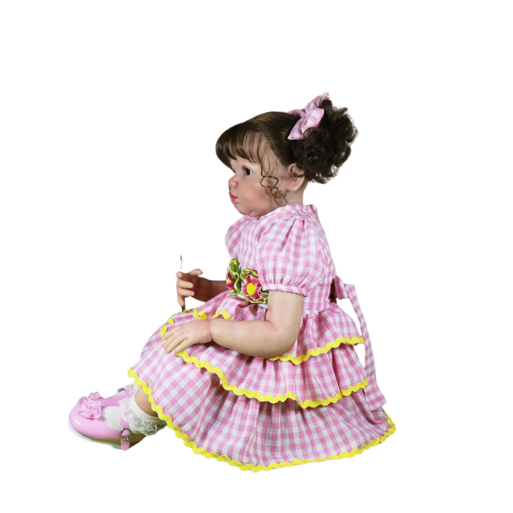 Lila Rose Reborn Toddler Doll – 25-Inch Lifelike Curly-Haired Party Companion