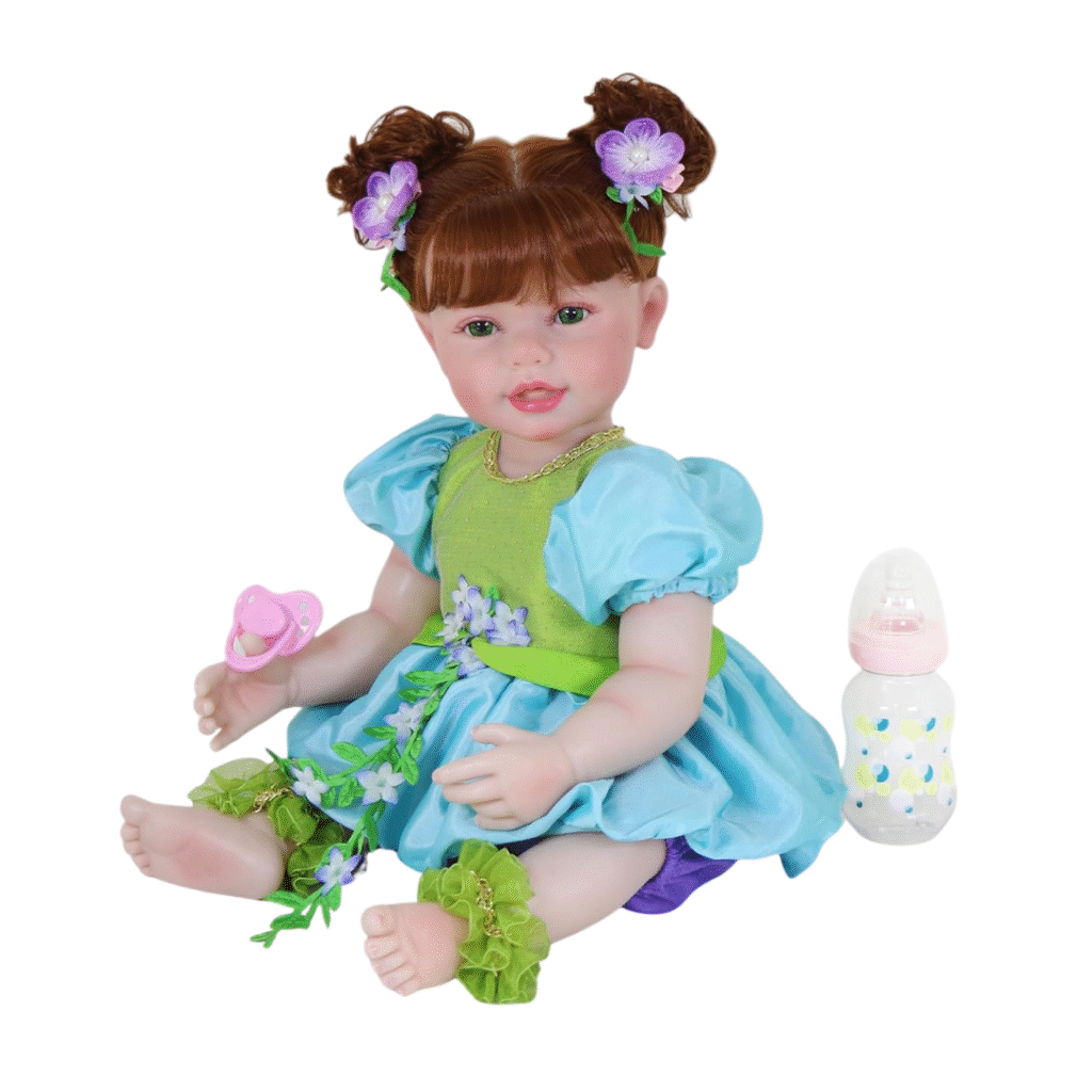Meadow Grace Reborn Baby Doll – 22-Inch Lifelike Full Silicone Vinyl Beauty
