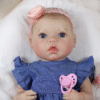 Clara Belle Reborn Baby Doll – 18-Inch Realistic Newborn Girl with Weighted Body and Soft Vinyl Limbs
