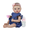 Clara Belle Reborn Baby Doll – 18-Inch Realistic Newborn Girl with Weighted Body and Soft Vinyl Limbs