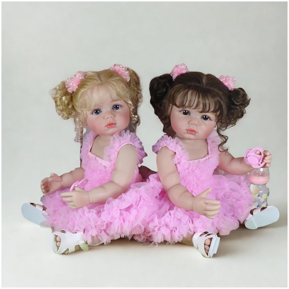 Aubrey Rose – 22-Inch Realistic Reborn Toddler Girl Doll with Blonde Rooted Hair