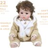 Baby Bear Oliver Reborn Doll – 22-Inch Lifelike Newborn with Bear Outfit
