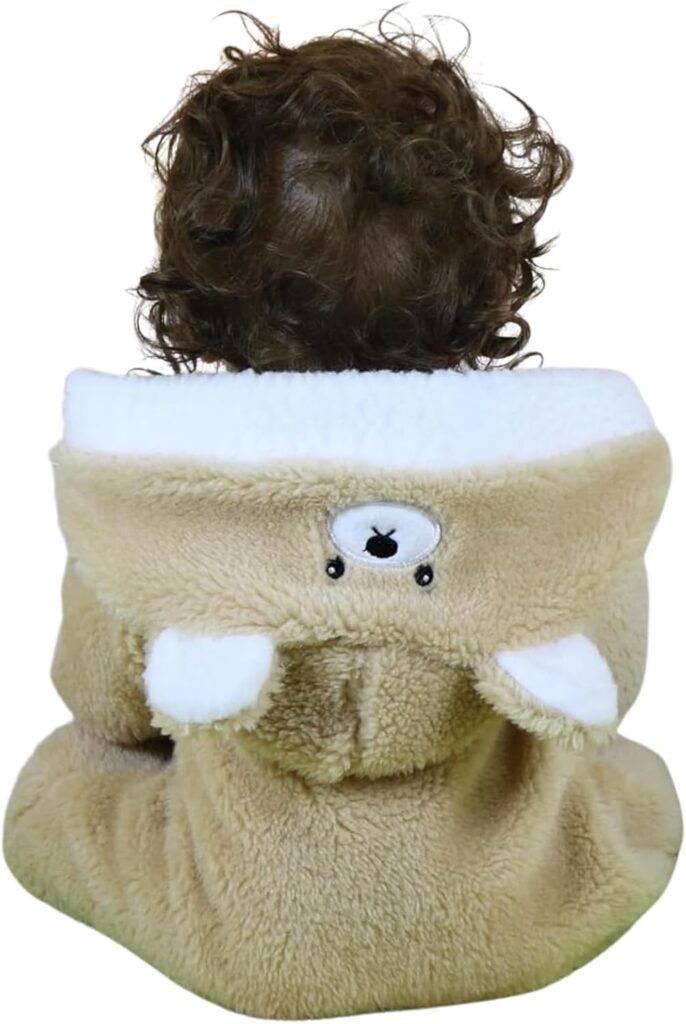 Baby Bear Oliver Reborn Doll – 22-Inch Lifelike Newborn with Bear Outfit