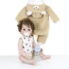 Baby Bear Oliver Reborn Doll – 22-Inch Lifelike Newborn with Bear Outfit