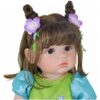 Blossom Belle – 22-Inch Realistic Reborn Baby Doll with Brunette Hair