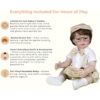 Charlie Brooks Reborn Baby Boy Doll – 22-Inch Lifelike Full Vinyl Companion