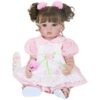 Clara Bloom – 22” Realistic Toddler Doll with Lace Dress