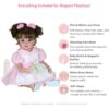 Clara Bloom – 22” Realistic Toddler Doll with Lace Dress