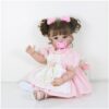 Clara Bloom – 22” Realistic Toddler Doll with Lace Dress