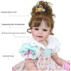 Happy Birthday Girl Reborn Toddler Doll – 22-Inch Lifelike Party Companion