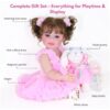 Happy Dance Reborn Toddler Doll – 22-Inch Lifelike Companion with Plush Bunny