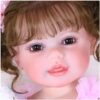Happy Dance Reborn Toddler Doll – 22-Inch Lifelike Companion with Plush Bunny