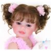 Happy Dance Reborn Toddler Doll – 22-Inch Lifelike Companion with Plush Bunny