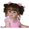 Isla Belle Realistic Toddler Doll – 22” Brunette Princess Companion