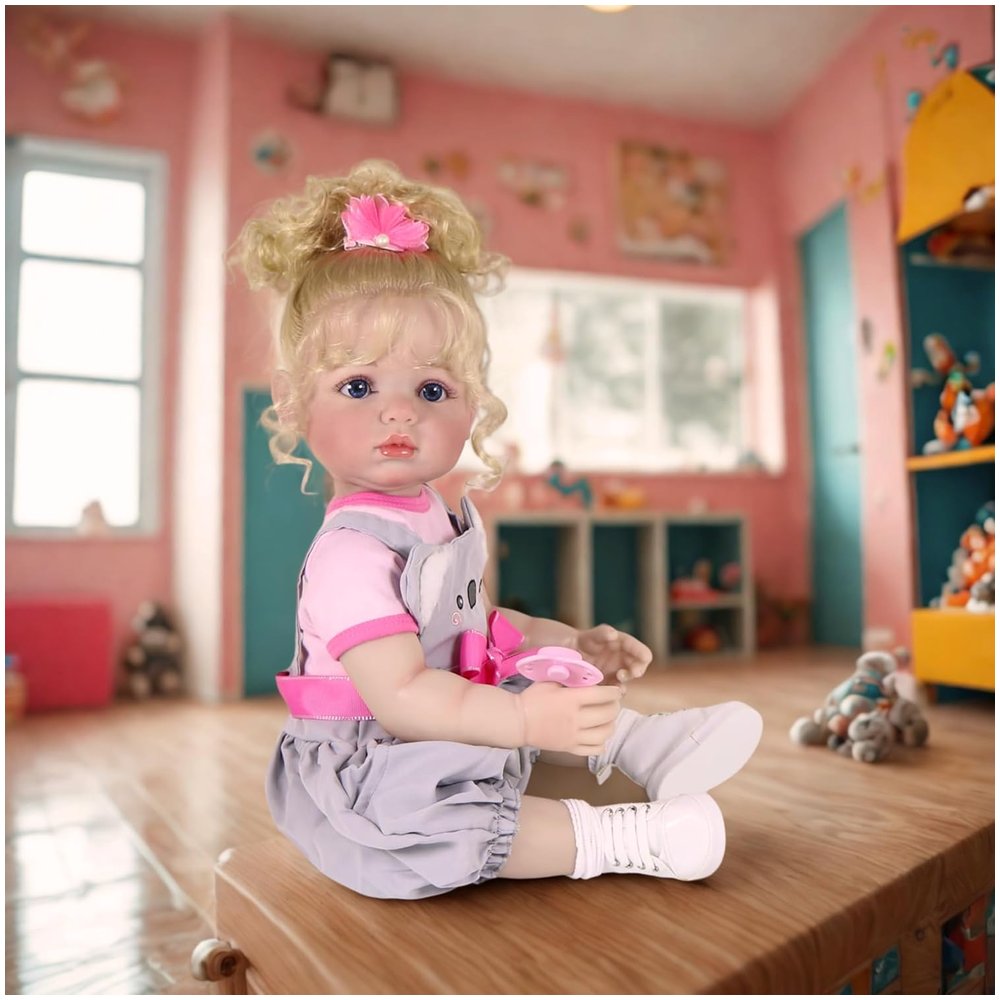 Luna Mae Reborn Doll – 22-Inch Lifelike Toddler Girl with Koala Outfit
