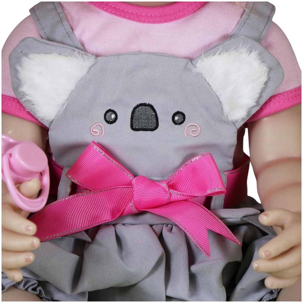 Luna Mae Reborn Doll – 22-Inch Lifelike Toddler Girl with Koala Outfit