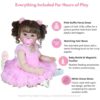 Madison in Pink – 22” Lifelike Toddler Doll with Rooted Hair