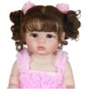 Madison in Pink – 22” Lifelike Toddler Doll with Rooted Hair