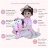 Mila Grace & Bunny Reborn Toddler Doll – Full Vinyl Realism