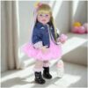 Rainbow Dreams Reborn Toddler Doll – 22-Inch Lifelike Full Vinyl Companion