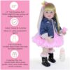 Rainbow Dreams Reborn Toddler Doll – 22-Inch Lifelike Full Vinyl Companion