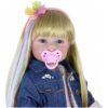 Rainbow Dreams Reborn Toddler Doll – 22-Inch Lifelike Full Vinyl Companion