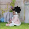 Snowy Poms African American Reborn Toddler Doll