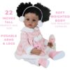 Snowy Poms African American Reborn Toddler Doll