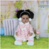 Snowy Poms African American Reborn Toddler Doll