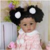 Snowy Poms African American Reborn Toddler Doll