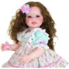 Sweet Curly Sunshine Reborn Toddler Doll – 22-Inch Lifelike Full Vinyl Companion