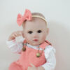 Mira Belle Reborn Baby Doll – 20" Realistic Full Vinyl Body with Hand-Painted Hair