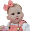 Mira Belle Reborn Baby Doll – 20" Realistic Full Vinyl Body with Hand-Painted Hair