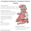 Mira Belle Reborn Baby Doll – 20" Realistic Full Vinyl Body with Hand-Painted Hair
