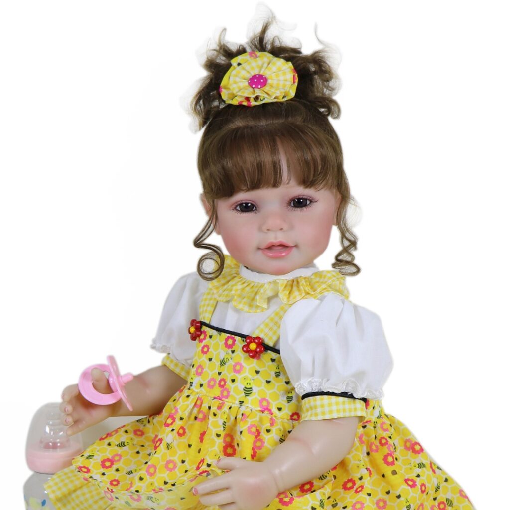 Sweet Bee – 22" Lifelike Reborn Toddler Doll with Rooted Hair