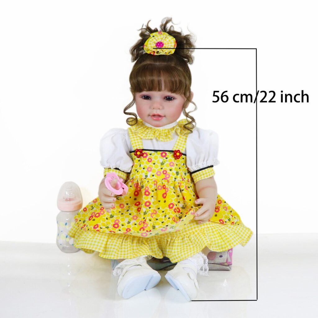 Sweet Bee – 22" Lifelike Reborn Toddler Doll with Rooted Hair