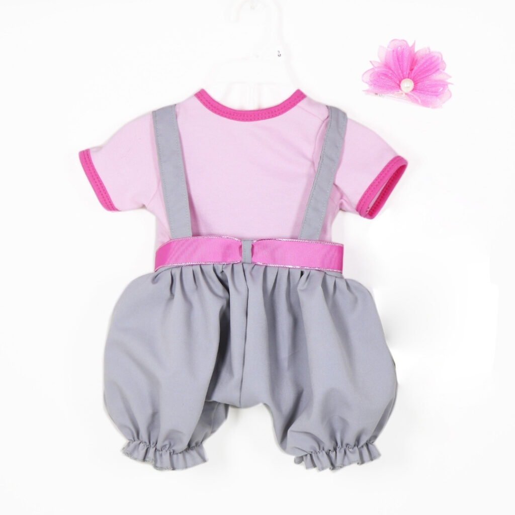 Koala Overall Outfit for Reborn Dolls – Fits 22-Inch Dolls