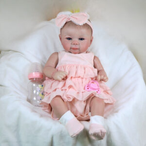 Lily Grace Reborn Baby – 17" Lifelike Newborn with Painted Hair