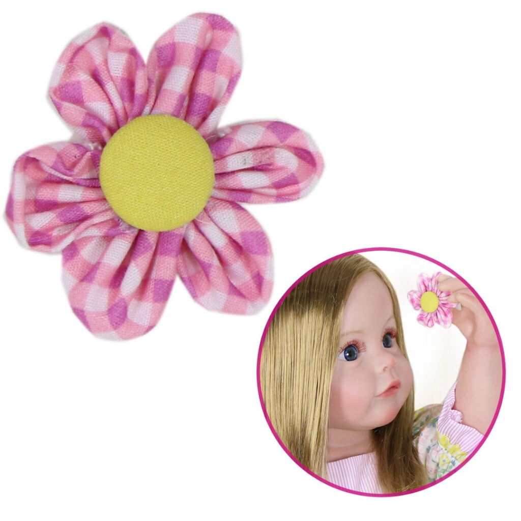 Pastel Floral Ruffle Dress Outfit for Reborn Dolls – Fits 20–22 Inch Dolls