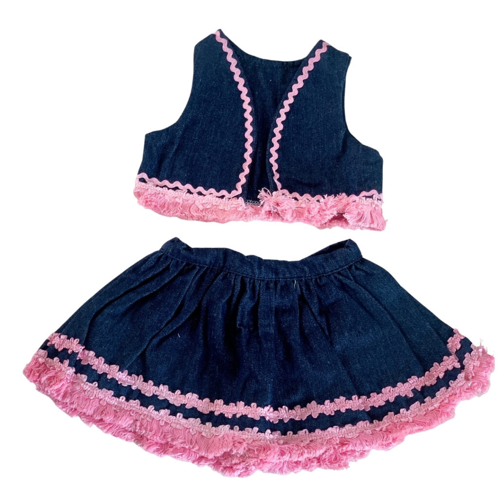 Pink Cowgirl Western Outfit for Reborn Dolls – Fits 25-Inch Dolls