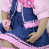 Pink Cowgirl Western Outfit for Reborn Dolls – Fits 25-Inch Dolls
