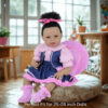 Pink Cowgirl Western Outfit for Reborn Dolls – Fits 25-Inch Dolls