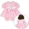 Pink Vintage Lace Dress Outfit for Reborn Dolls – Fits 20–22 Inch Dolls