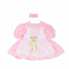 Pink Vintage Lace Dress Outfit for Reborn Dolls – Fits 20–22 Inch Dolls