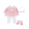 Pink Winter Coat & Boots Outfit for Reborn Dolls – Fits 22-Inch Dolls