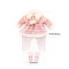 Pink Winter Coat & Boots Outfit for Reborn Dolls – Fits 22-Inch Dolls