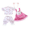 Purrrfectly Adorable Cat Dress Outfit for Reborn Dolls – Fits 20–22 Inch Dolls