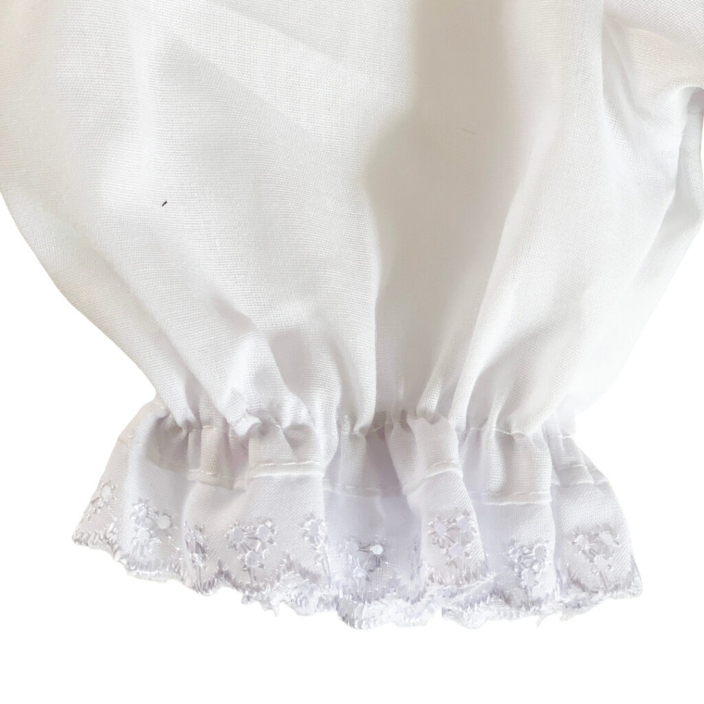 Yellow Floral Pinafore Reborn Doll Outfit with Bloomers & Hair Puffs – 22-Inch Fit